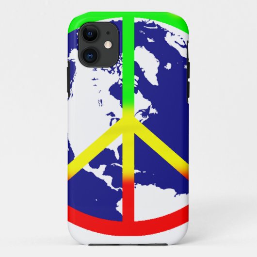 Rasta Wereldvrede Case-Mate iPhone Case (Achterkant)