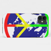 Rasta Wereldvrede Case-Mate iPhone Case (Achterkant (horizontaal))