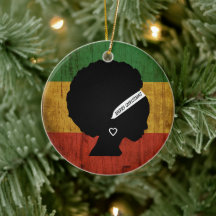 Rasta Woman Merry Kerstmis