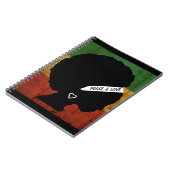 Rasta Woman Peace & Love Notitieboek (Linkerzijde)