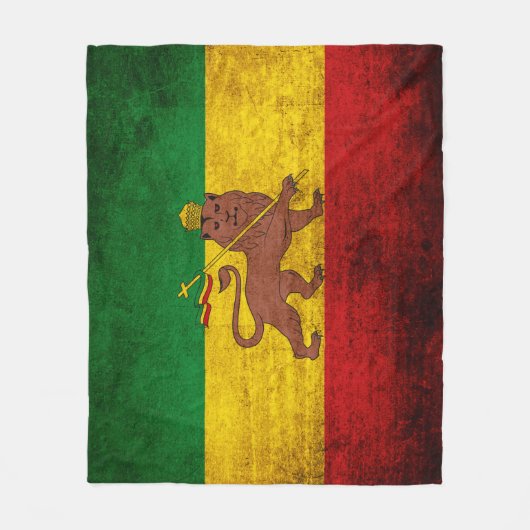  Rastafaarse vlag Fleece Deken (Voorkant)