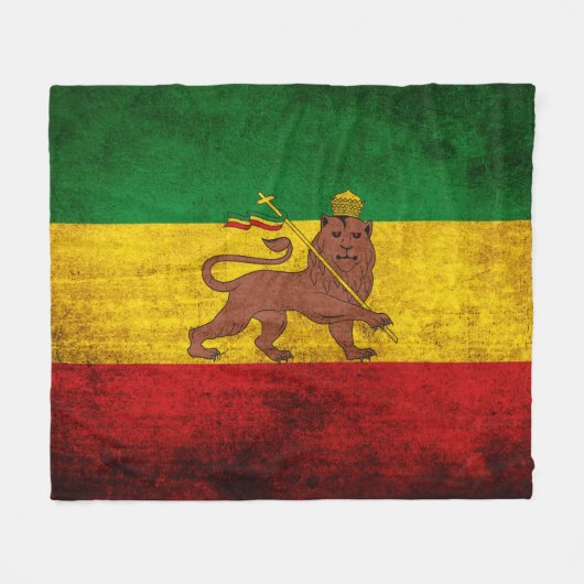  Rastafaarse vlag Fleece Deken (Voorkant (Horizontaal))