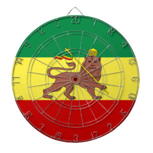 Rastafaarse vlag (Rastafarianisme) (Rasta) Dartbord