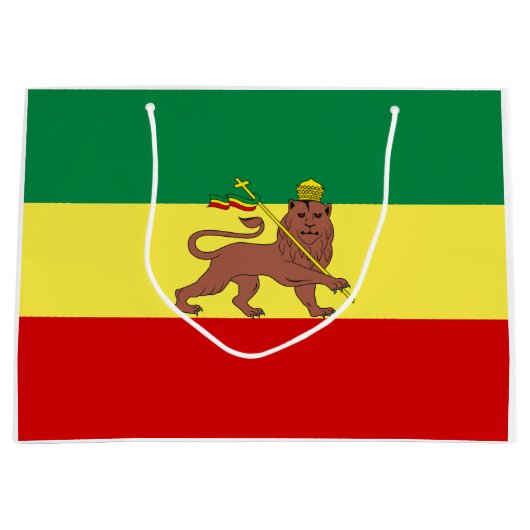 Rastafaarse vlag (Rastafarianisme) (Rasta) Groot Cadeauzakje (Voorkant)