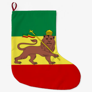 Rastafaarse vlag (Rastafarianisme) (Rasta) Grote Kerstsok