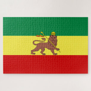 Rastafaarse vlag (Rastafarianisme) (Rasta) Legpuzzel