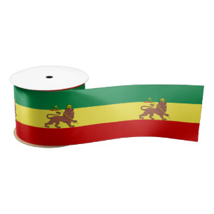 Rastafaarse vlag (Rastafarianisme) (Rasta) Lint