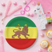 Rastafaarse vlag (Rastafarianisme) (Rasta) Papieren Bordje (Feest)