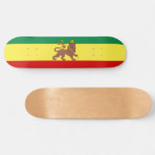 Rastafaarse vlag (Rastafarianisme) (Rasta) Skateboard (Horizontaal)