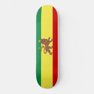 Rastafaarse vlag (Rastafarianisme) (Rasta) Skateboard