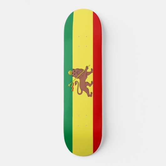 Rastafaarse vlag (Rastafarianisme) (Rasta) Skateboard (Voorkant)
