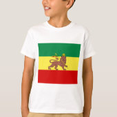 Rastafaarse vlag (Rastafarianisme) (Rasta) T-shirt (Voorkant)
