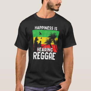 Rastafari Caribisch gebied Rasta Reggae Music Love T-shirt