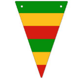 RASTAFARI FLAG COLORS - STRIPES VLAGGETJES (Derde vlag)