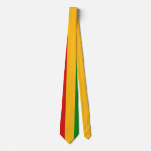 RASTAFARI FLAG COLORS + uw ideeën Stropdas