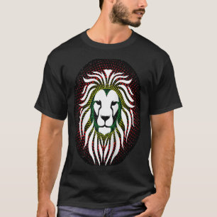 Rastafari Lion Head Jamaica Souvenir Rasta Roots R T-shirt