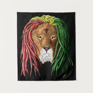Rastafari Lion Wandkleed