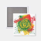 Rastafari Magneet (Voorkant / Achterkant)