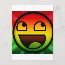 RASTAFARI REGGAE RAP BRIEFKAART