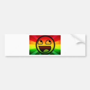 RASTAFARI REGGAE RAP BUMPERSTICKER