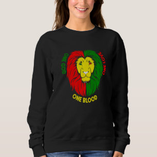 Rastafari Rode Geel Groen Rasta Kleding Leeuw Van Trui