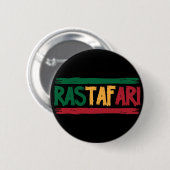Rastafari Ronde Button 5,7 Cm (Voorkant /achterkant)