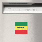 Rastafari vit règne règles Magnet (In Situ (Lave-vaisselle))