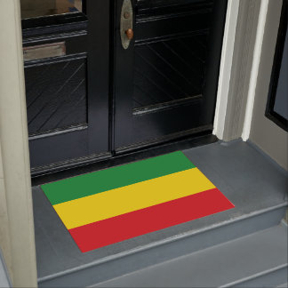 Rastafari-vlag Rasta Ethiopisch Deurmat