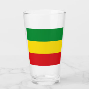 Rastafari-vlag Rasta Ethiopisch Glas