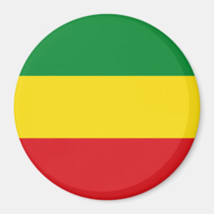 Rastafari-vlag Rasta Ethiopisch Magneet
