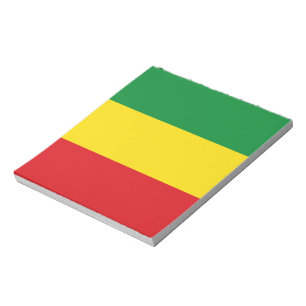 Rastafari-vlag Rasta Ethiopisch Notitieblok