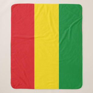 Rastafari-vlag Rasta Ethiopisch Sherpa Deken