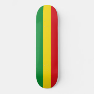 Rastafari-vlag Rasta Ethiopisch Skateboard