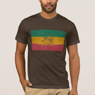 Rastafari vlag Van Gogh style T-shirt