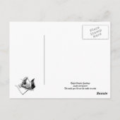 Rastafari wenskaarten-irie rasmas briefkaart (Achterkant)