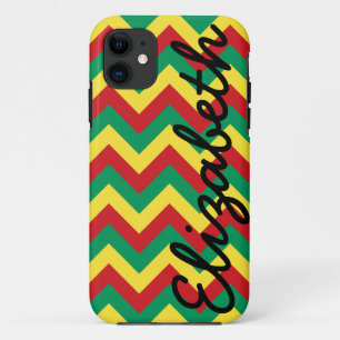 Rastafarian Chevron iPhone 11 Hoesje