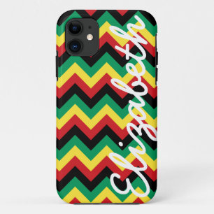 Rastafarian Chevron iPhone 11 Hoesje