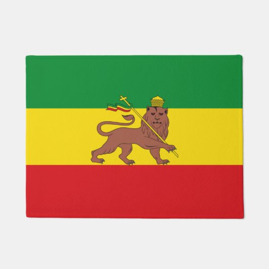 Rastafarian Ethiopia Flag Deurmat (Voorkant)