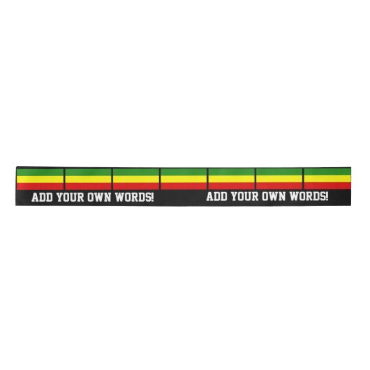 Rastafarian Flag Lint (Voorkant)