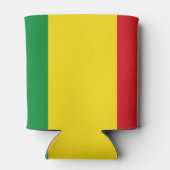 Rastafarian Flag Rasta Ethiopian Blikjeskoeler (Achterkant)
