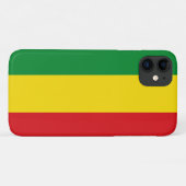 Rastafarian Flag Rasta Ethiopian Case-Mate iPhone Case (Achterkant (horizontaal))