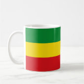 Rastafarian Flag Rasta Ethiopian Koffiemok (Links)