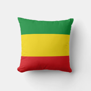 Rastafarian Flag Rasta Ethiopian Kussen
