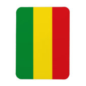 Rastafarian Flag Rasta Ethiopian Magneet (Verticaal)