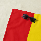 Rastafarian Flag Rasta Ethiopian Strandlaken (In situ)