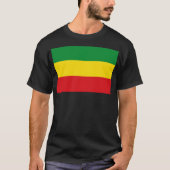 Rastafarian Flag Rasta Ethiopian T-shirt (Voorkant)