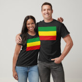 Rastafarian Flag Rasta Ethiopian T-shirt (Unisex)