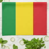 Rastafarian Flag Rasta Ethiopian Theedoek (Gevouwen)