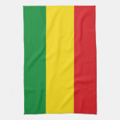 Rastafarian Flag Rasta Ethiopian Theedoek (Verticaal)