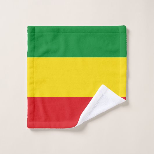 Rastafarian Flag Rasta Ethiopian Washandje (Wasdoekje)